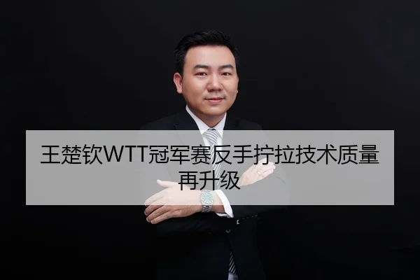 王楚钦WTT冠军赛反手拧拉技术质量再升级