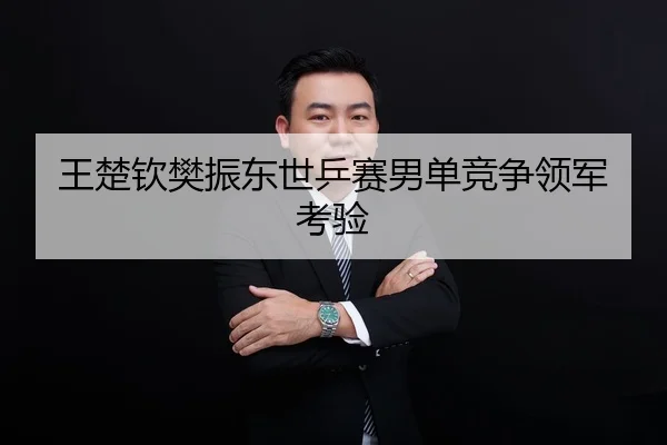 王楚钦樊振东世乒赛男单竞争领军考验